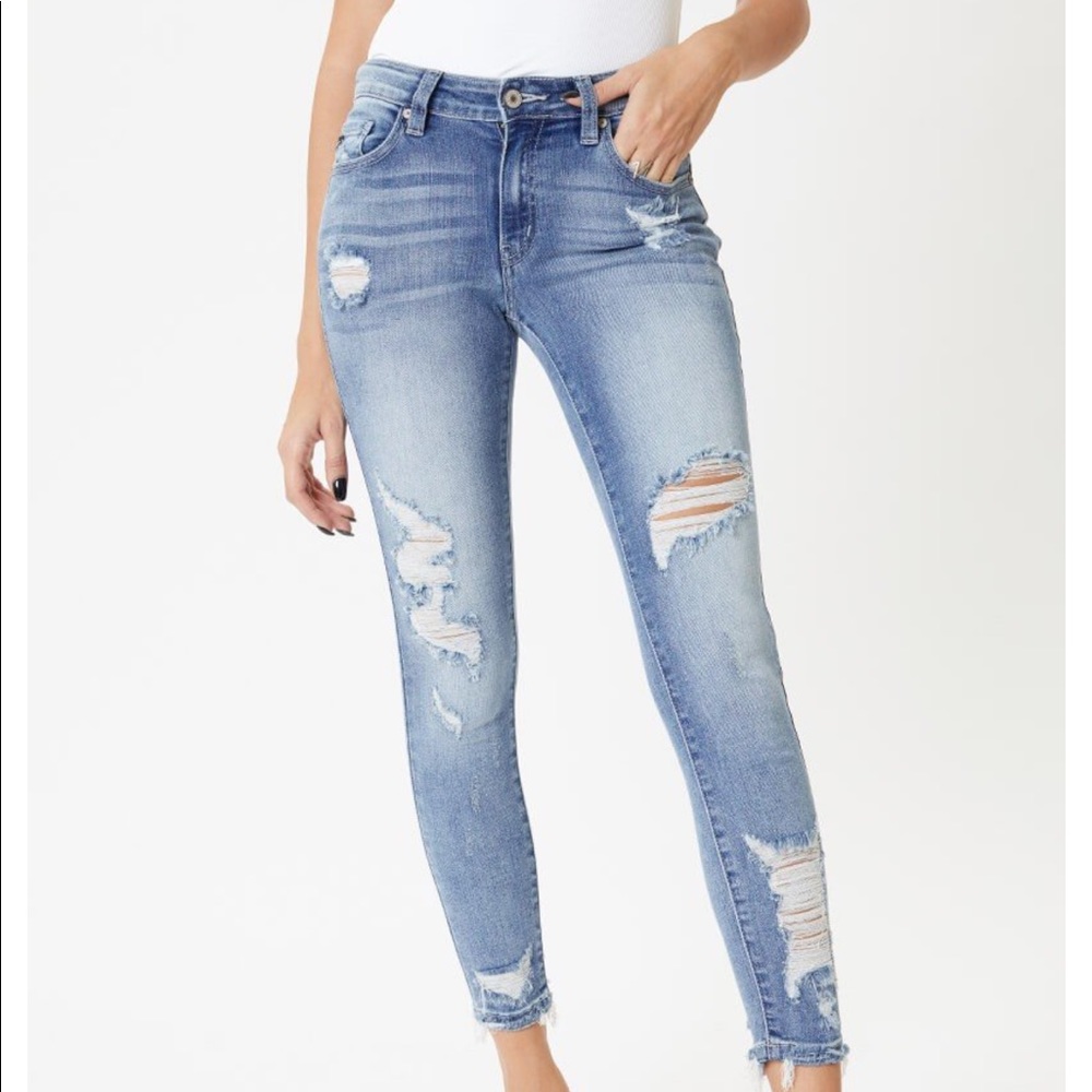 Eden Mid Rise Skinny Jeans